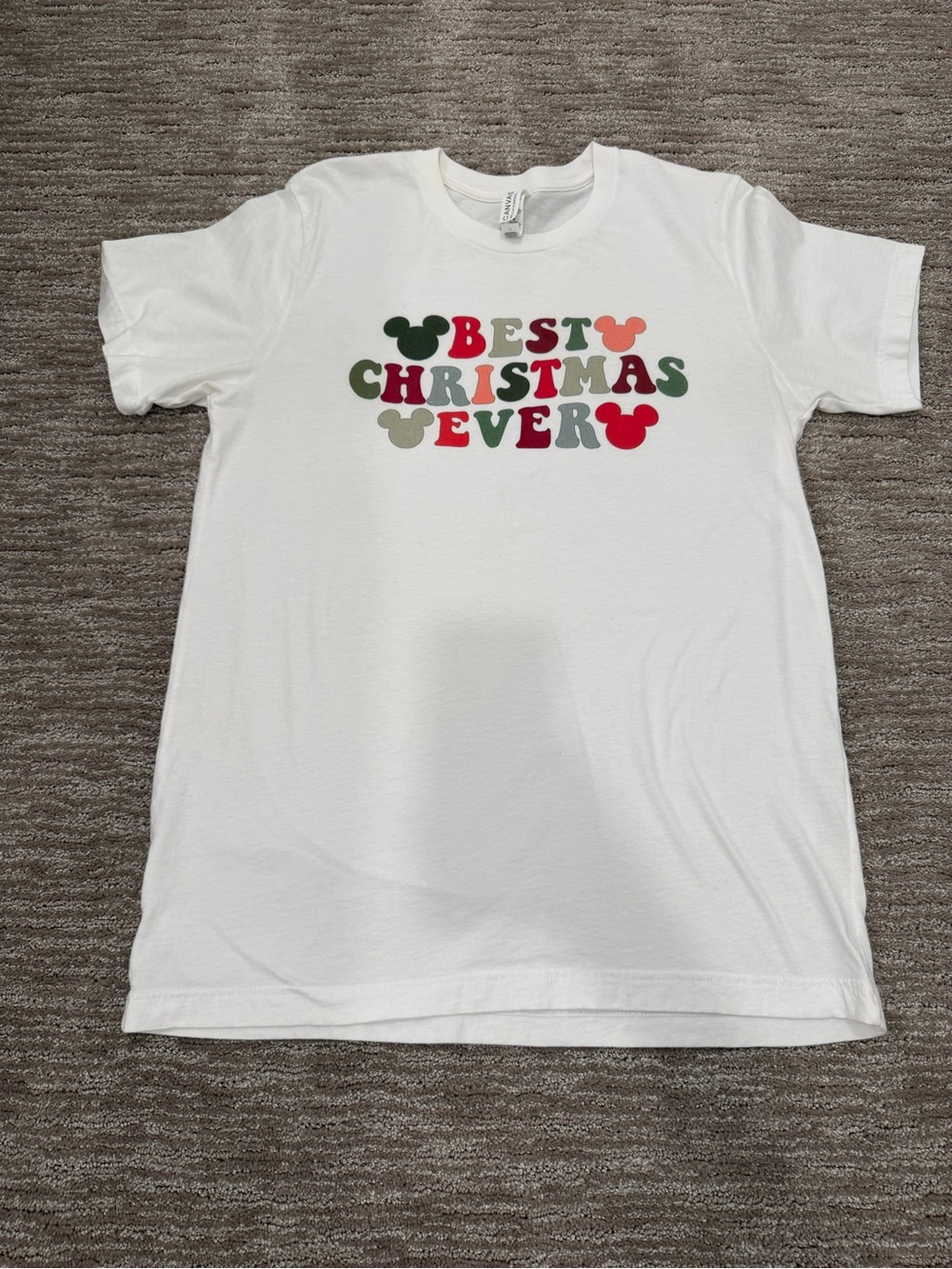 Women’s White Disney ‘Best Christmas Ever' Graphic Tee